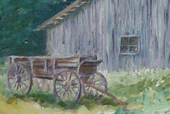 363 Majestic Barn wagon closeup